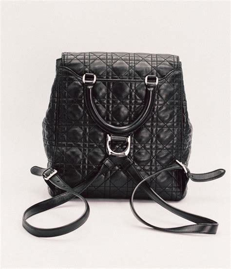 CHRISTIAN DIOR Lambskin Cannage Large Stardust 